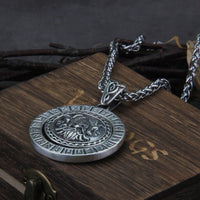 Pendentif en Argent Sterling 925 - La Puissance d'Odin Pendentif en Argent Sterling 925 - La Puissance d'Odin