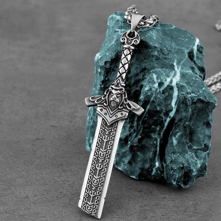 Pendentif Viking - Épée des Conquérants Nordiques Pendentif Viking - Épée des Conquérants Nordiques