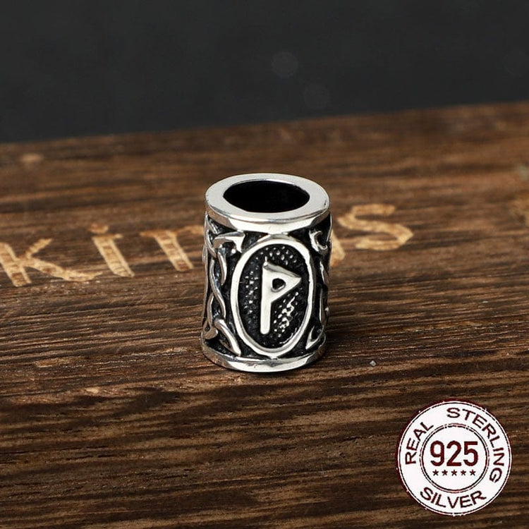 Perles de Barbe Viking en Argent Sterling 925 – Collection de Runes