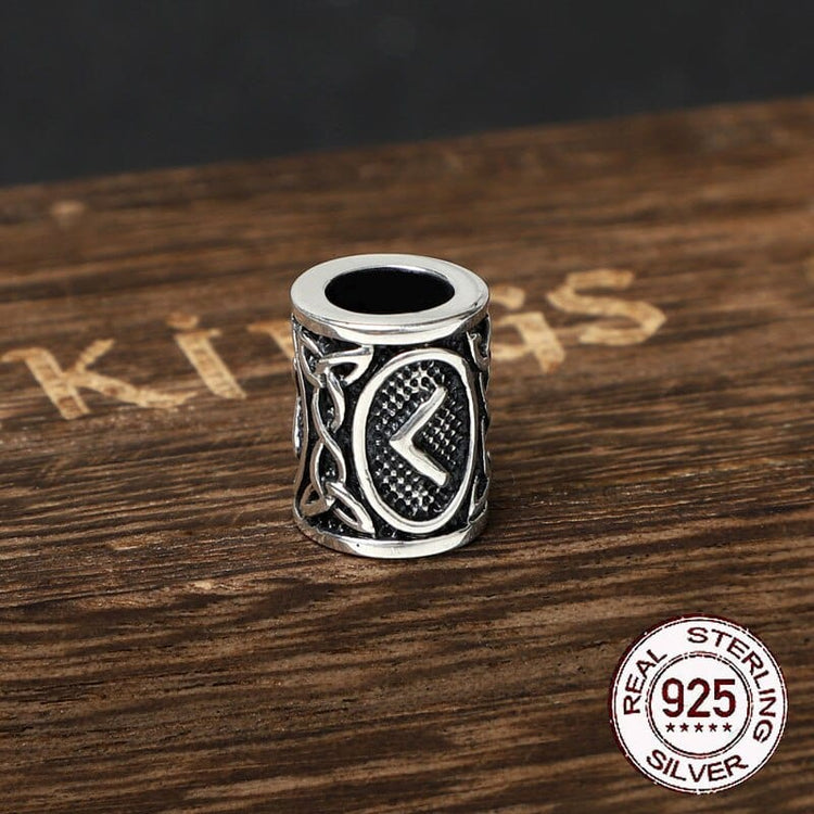 Perles de Barbe Viking en Argent Sterling 925 – Collection de Runes Perles de Barbe Viking en Argent Sterling 925 – Collection de Runes