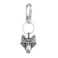 Porte-clés Viking Masque de Fenrir Argenté Porte-clés Viking Masque de Fenrir Argenté