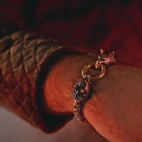 Bracelet Loup Géant Doré - Fenrir Bracelet Loup Géant Doré - Fenrir