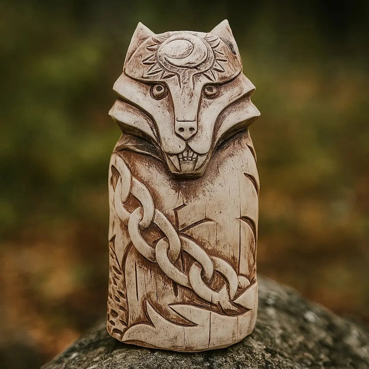 Statuette loup Fenrir Statuette loup Fenrir
