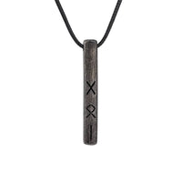 Amulette viking du Futhark l'alphabet runique - acier inoxydable Amulette viking du Futhark l'alphabet runique - acier inoxydable