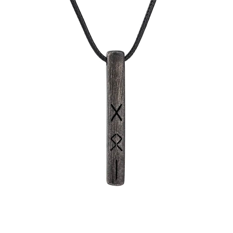 Amulette viking du Futhark l'alphabet runique - acier inoxydable Amulette viking du Futhark l'alphabet runique - acier inoxydable