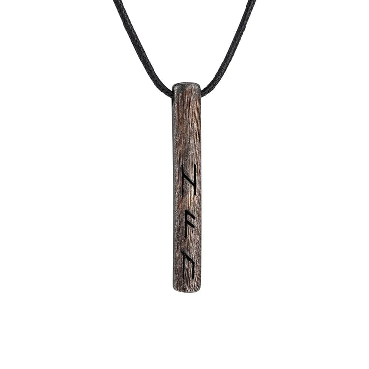 Amulette viking du Futhark l'alphabet runique - acier inoxydable Amulette viking du Futhark l'alphabet runique - acier inoxydable