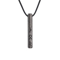 Amulette viking du Futhark l'alphabet runique - acier inoxydable Amulette viking du Futhark l'alphabet runique - acier inoxydable