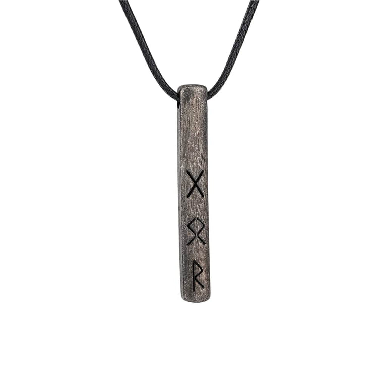 Amulette viking du Futhark l'alphabet runique - acier inoxydable Amulette viking du Futhark l'alphabet runique - acier inoxydable