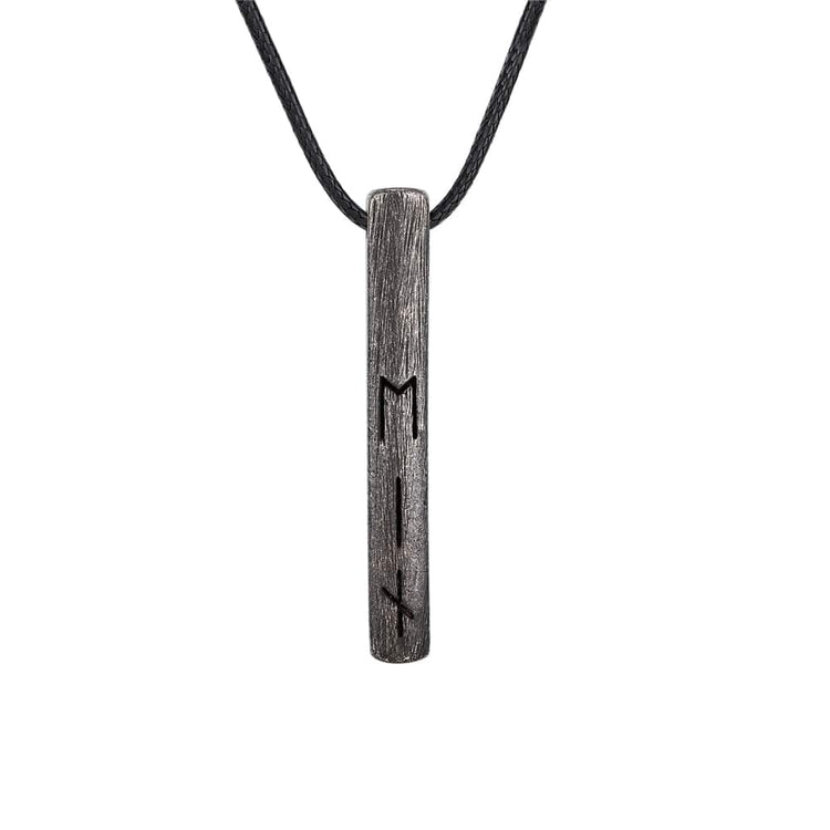 Amulette viking du Futhark l'alphabet runique - acier inoxydable Amulette viking du Futhark l'alphabet runique - acier inoxydable
