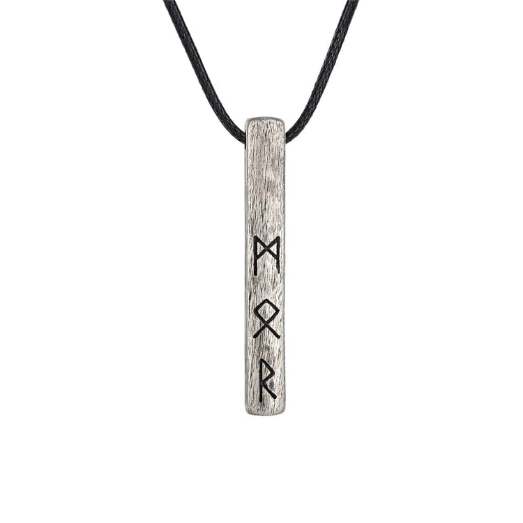 Amulette viking du Futhark l'alphabet runique - acier inoxydable Amulette viking du Futhark l'alphabet runique - acier inoxydable