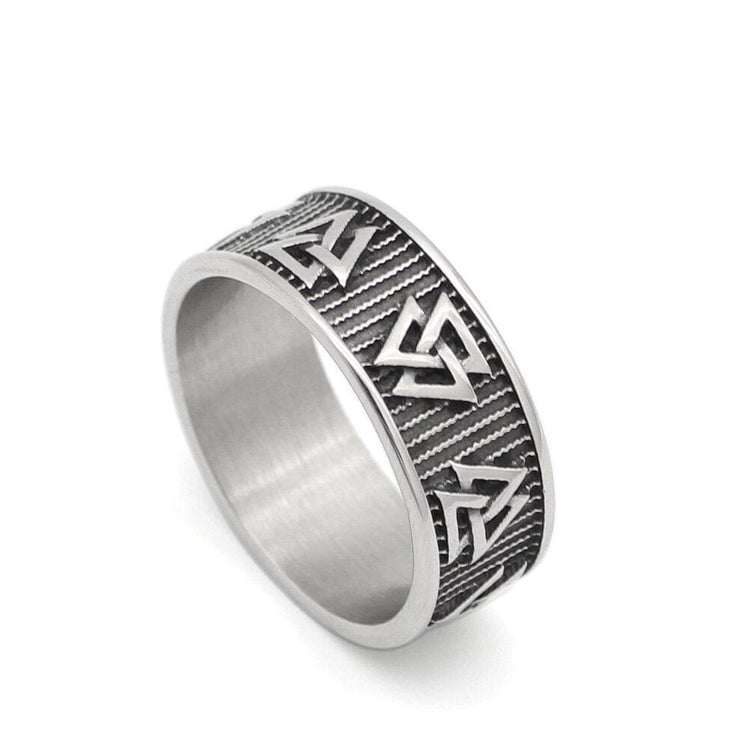 Anneau aux multiples Valknut Anneau aux multiples Valknut