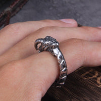 Bague serpent acier inoxydable - Ouroboros Bague serpent acier inoxydable - Ouroboros