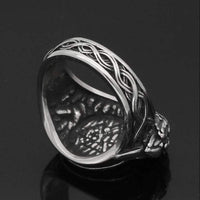 Bague symbole Valknut - Acier inoxydable - Viking Bague symbole Valknut - Acier inoxydable - Viking