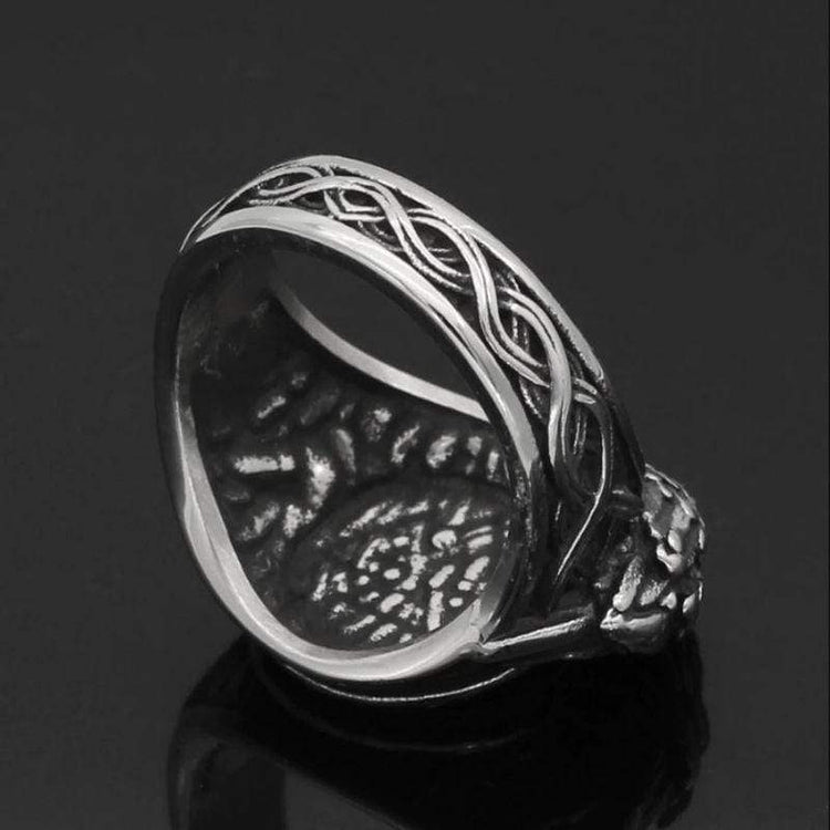 Bague symbole Valknut - Acier inoxydable - Viking Bague symbole Valknut - Acier inoxydable - Viking