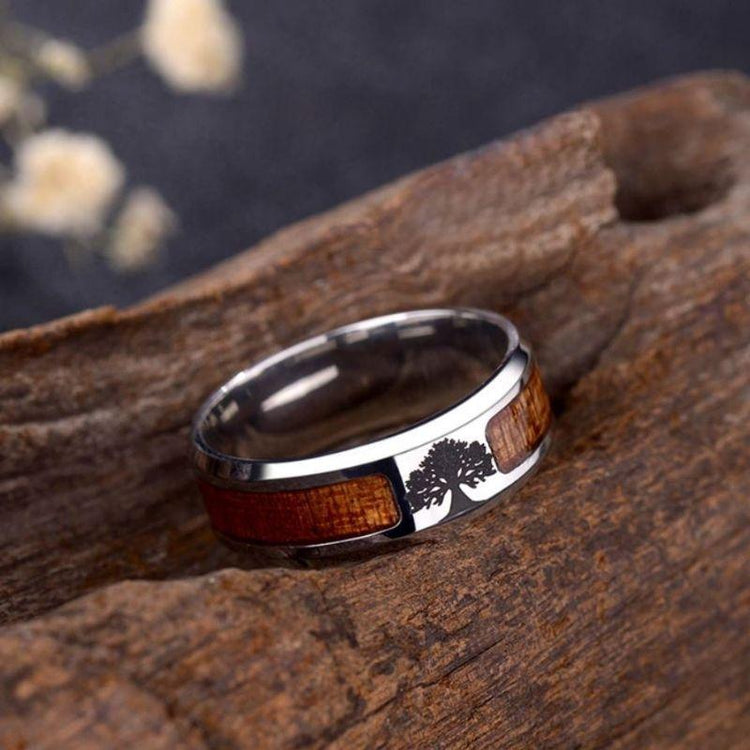 Bague d'Yggdrasil - acier inoxydable Bague d'Yggdrasil - acier inoxydable
