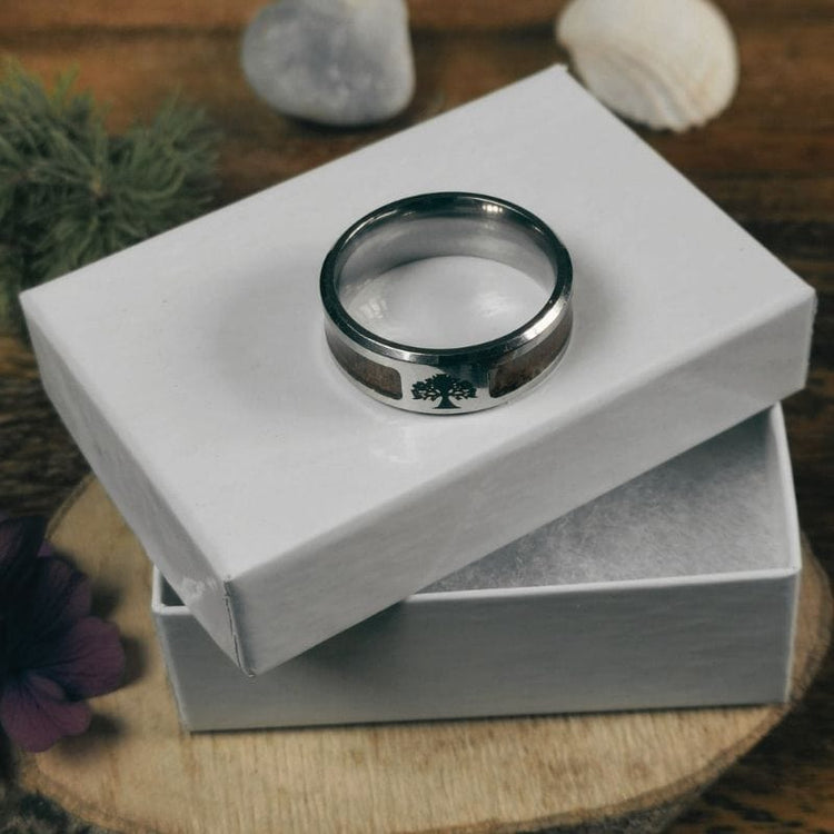 Bague d'Yggdrasil - acier inoxydable Bague d'Yggdrasil - acier inoxydable