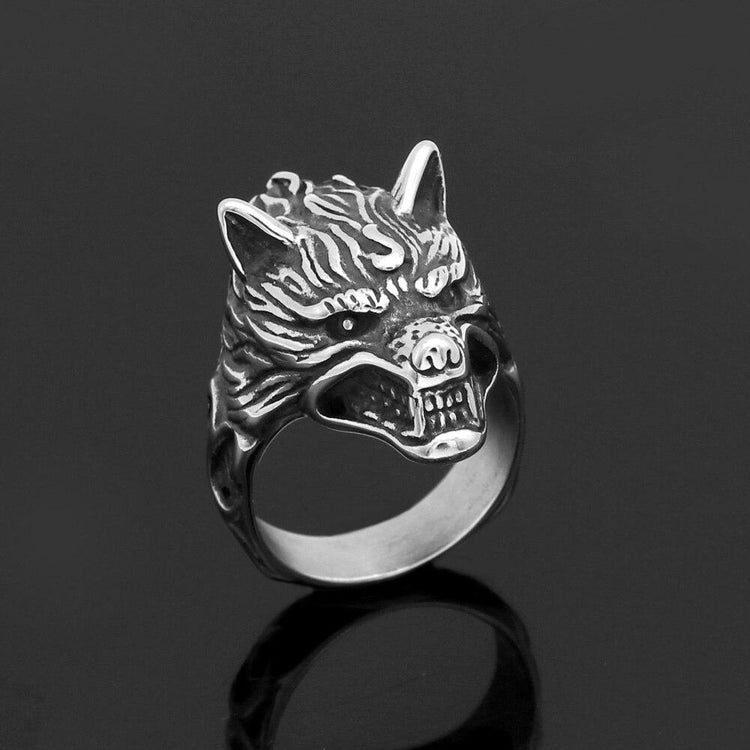 Bague Fenrir | Acier Inoxydable Bague Fenrir | Acier Inoxydable