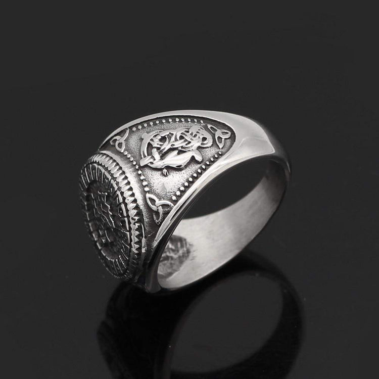 Bague Loup - Acier Inoxydable Bague Loup - Acier Inoxydable