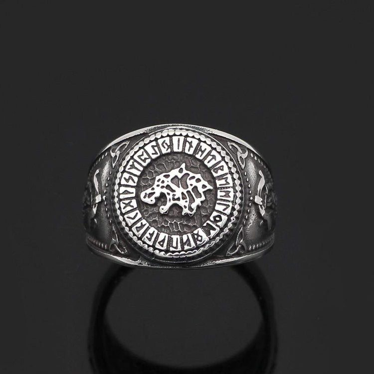 Bague Loup - Acier Inoxydable Bague Loup - Acier Inoxydable
