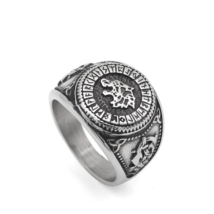 Bague Loup - Acier Inoxydable Bague Loup - Acier Inoxydable