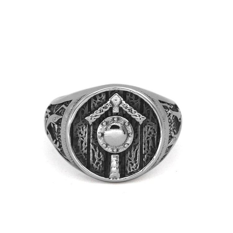 Bague rune nordique | Acier Inoxydable Bague rune nordique | Acier Inoxydable