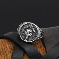 Bague rune nordique | Acier Inoxydable Bague rune nordique | Acier Inoxydable
