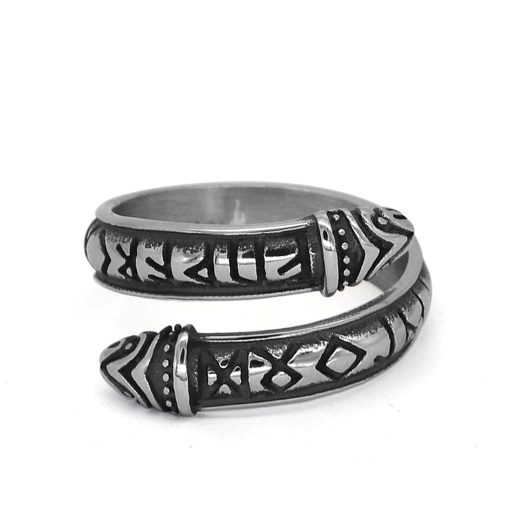 Bague runique ouverte Bague runique ouverte