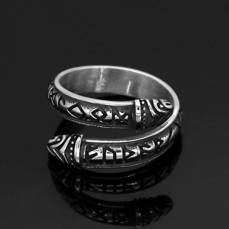 Bague runique ouverte Bague runique ouverte
