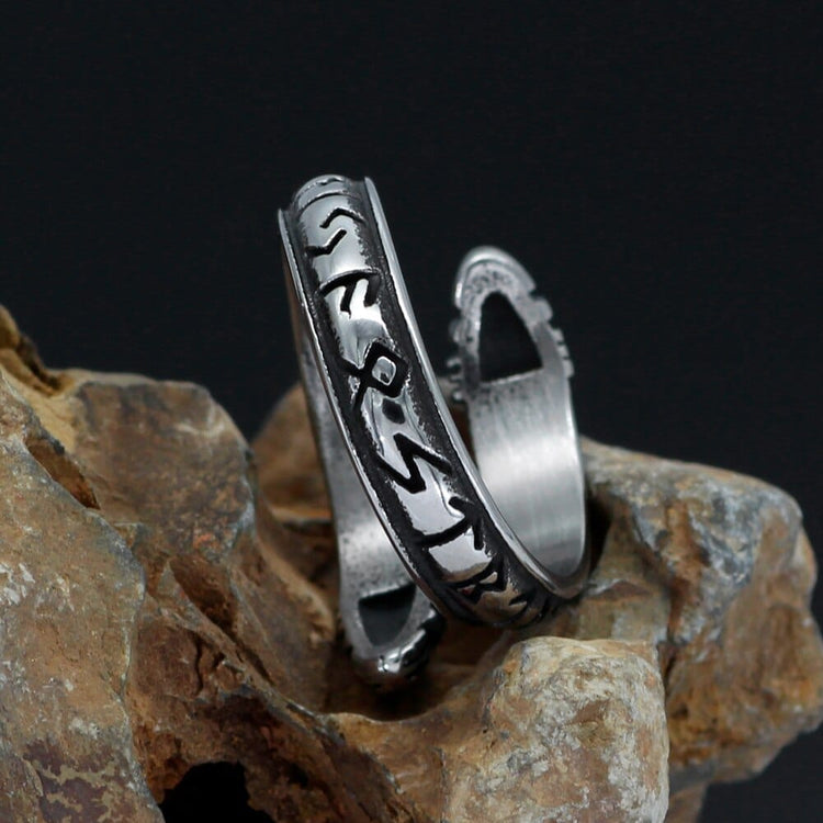 Bague runique ouverte Bague runique ouverte