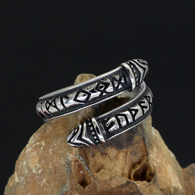 Bague runique ouverte Bague runique ouverte