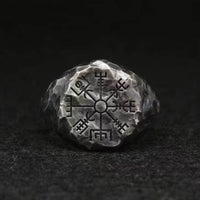 Bague \"Suivre son chemin\" Vegvisir | Acier inoxydable Bague \"Suivre son chemin\" Vegvisir | Acier inoxydable