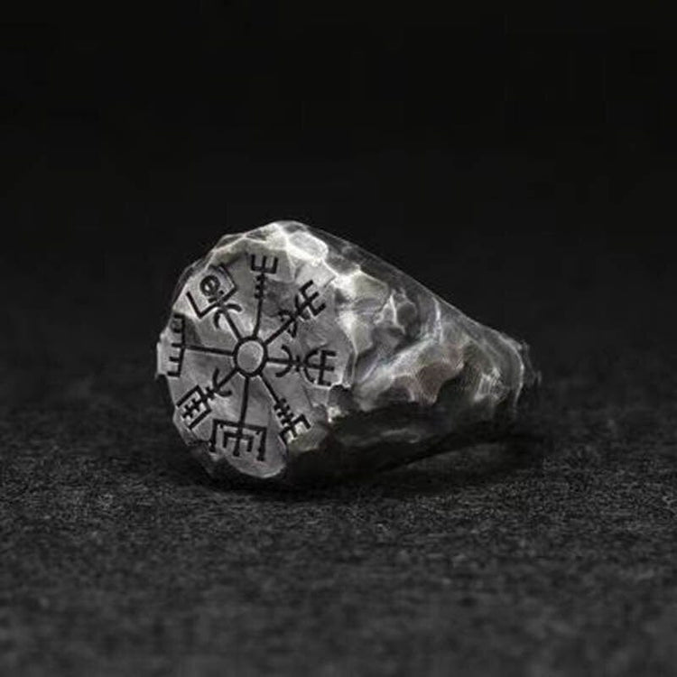 Bague \"Suivre son chemin\" Vegvisir | Acier inoxydable Bague \"Suivre son chemin\" Vegvisir | Acier inoxydable