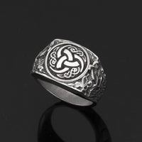 Bague triple corne d'Odin Bague triple corne d'Odin