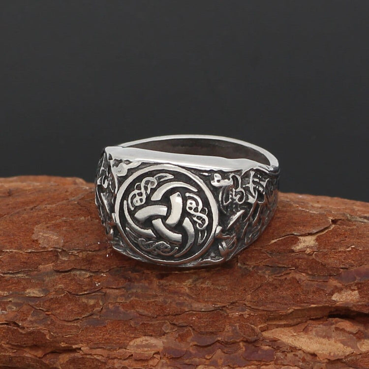 Bague triple corne d'Odin Bague triple corne d'Odin