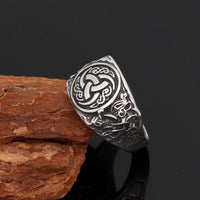Bague triple corne d'Odin Bague triple corne d'Odin
