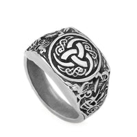 Bague triple corne d'Odin Bague triple corne d'Odin