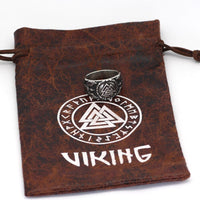 Bague Valknut porté par les corbeaux d'Odin Bague Valknut porté par les corbeaux d'Odin
