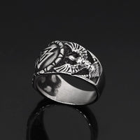 Bague Valknut porté par les corbeaux d'Odin Bague Valknut porté par les corbeaux d'Odin