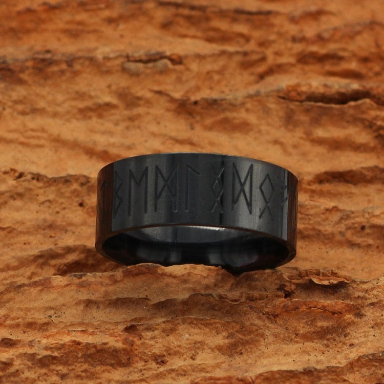 Bague Viking ancestrale - runes sacrées Bague Viking ancestrale - runes sacrées