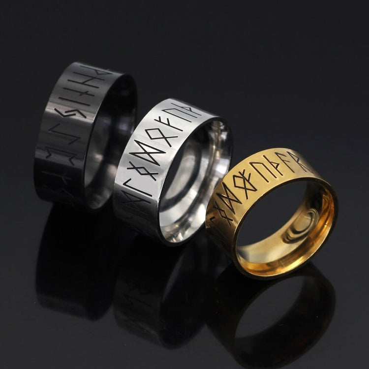 Bague Viking ancestrale - runes sacrées Bague Viking ancestrale - runes sacrées