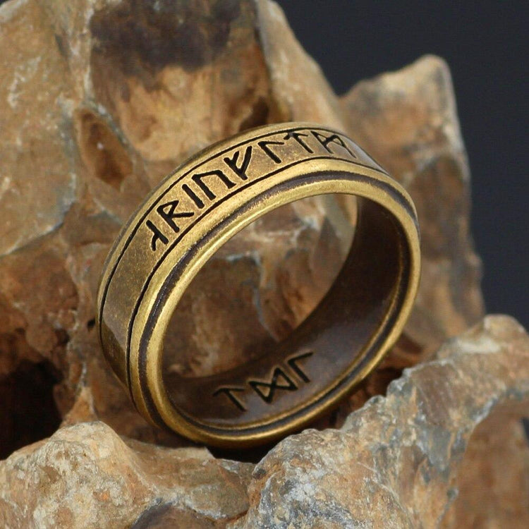Bague Viking Ancienne - Acier inoxydable Bague Viking Ancienne - Acier inoxydable