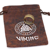 Bague Viking Ancienne - Acier inoxydable Bague Viking Ancienne - Acier inoxydable