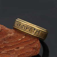 Bague Viking Ancienne - Acier inoxydable Bague Viking Ancienne - Acier inoxydable