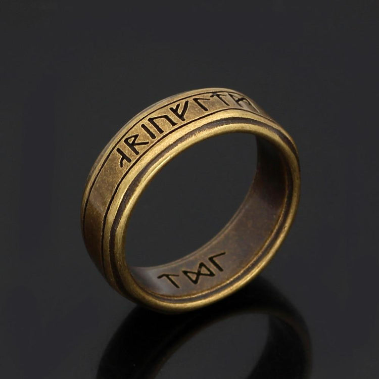 Bague Viking Ancienne - Acier inoxydable Bague Viking Ancienne - Acier inoxydable