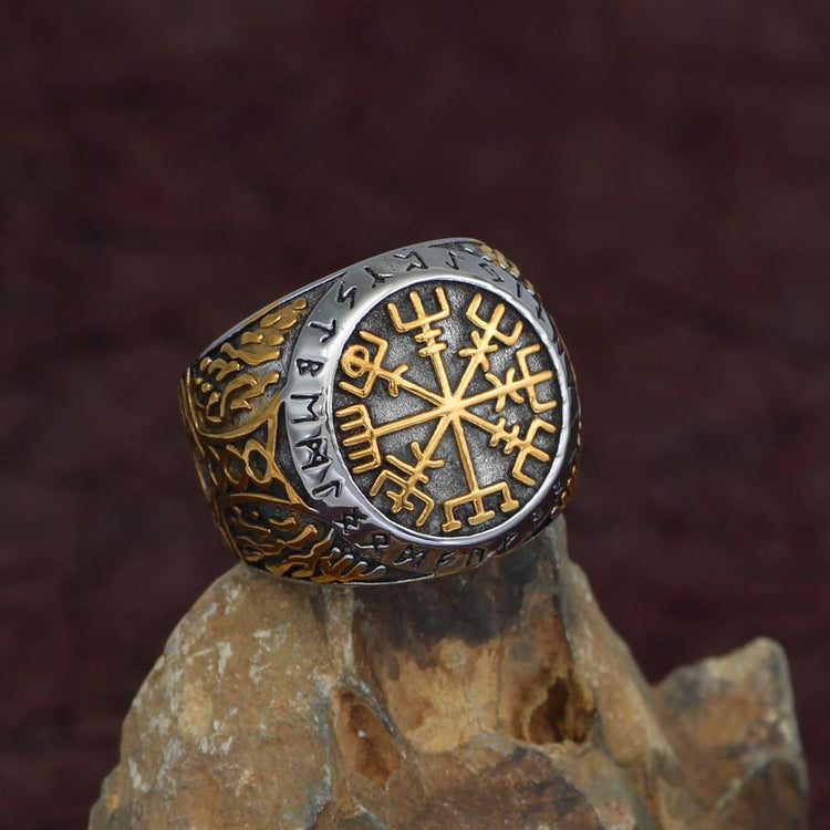 Bague Viking Authentique - Acier Inoxydable Bague Viking Authentique - Acier Inoxydable