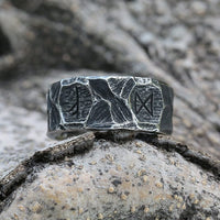 Bague viking rune \"Destinée héroïque\" Bague viking rune \"Destinée héroïque\"