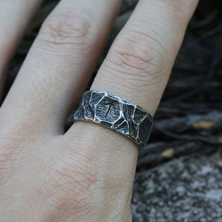Bague viking rune \"Destinée héroïque\" Bague viking rune \"Destinée héroïque\"