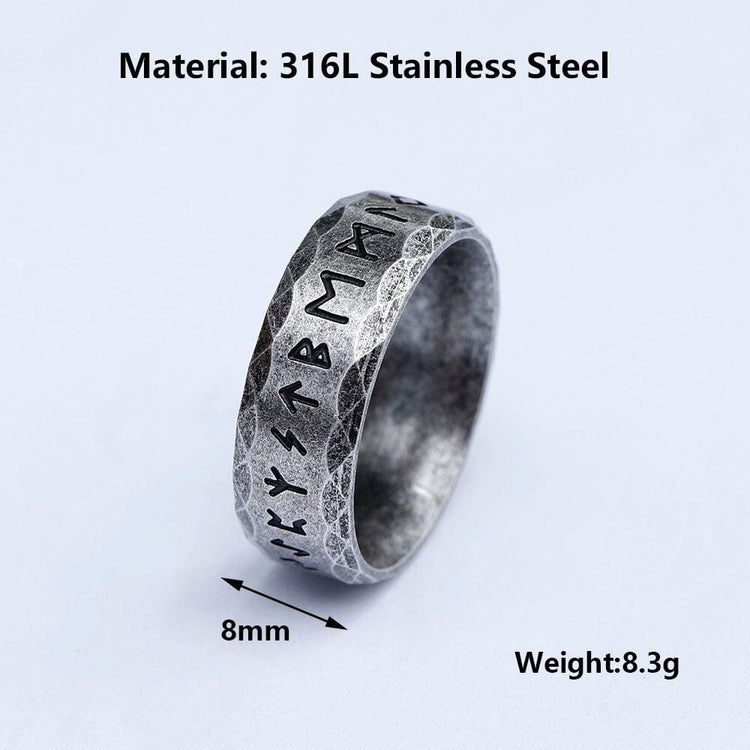 Bague viking rune \"Sagesse du héros\" Bague viking rune \"Sagesse du héros\"