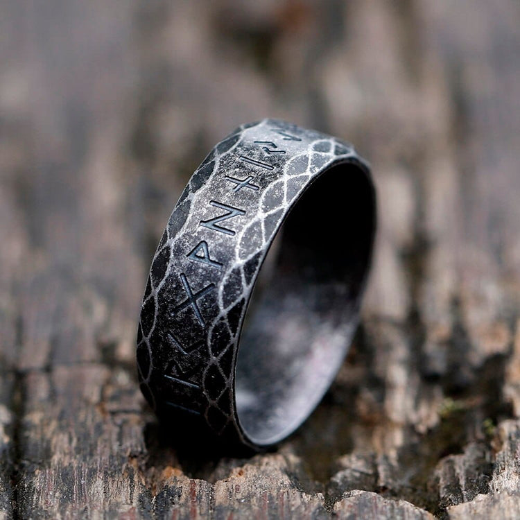Bague viking rune \"Sagesse du héros\" Bague viking rune \"Sagesse du héros\"
