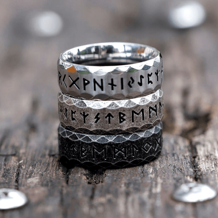 Bague viking rune \"Sagesse du héros\" Bague viking rune \"Sagesse du héros\"